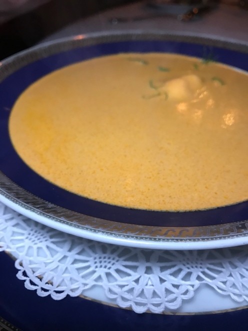 Creamy Lobster and Lemongrass Soup